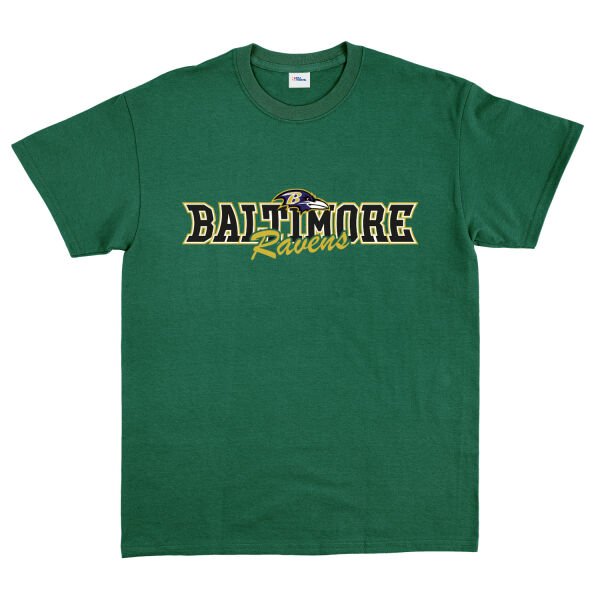 Baltimore Ravens BR Tişört XL - Nefti Yeşili