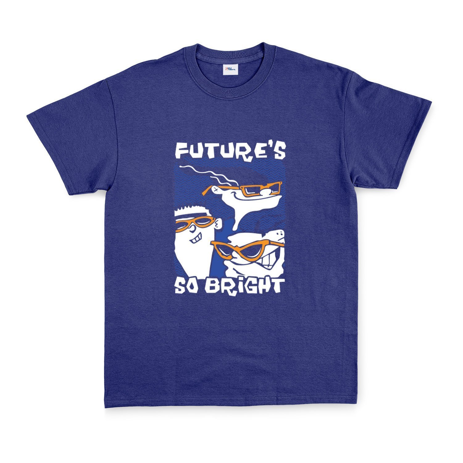 Future’s So Bright | Ed, Edd n Eddy Tişört L - İndigo Mavisi | OUTLET
