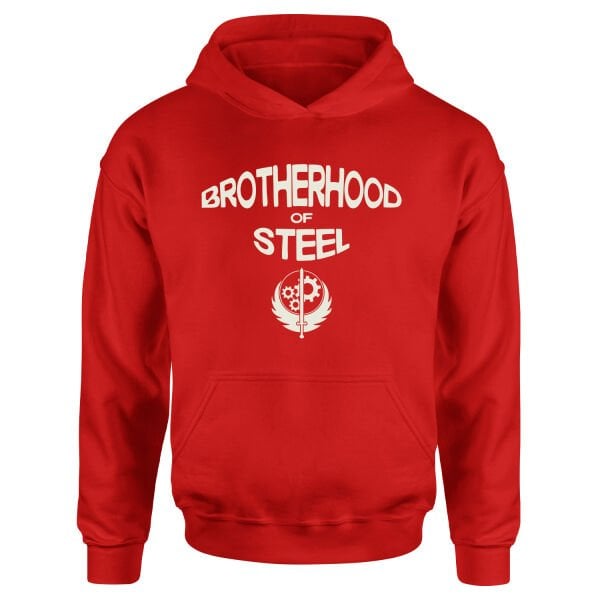 Brotherhood of Steel Hoodie M - Kırmızı
