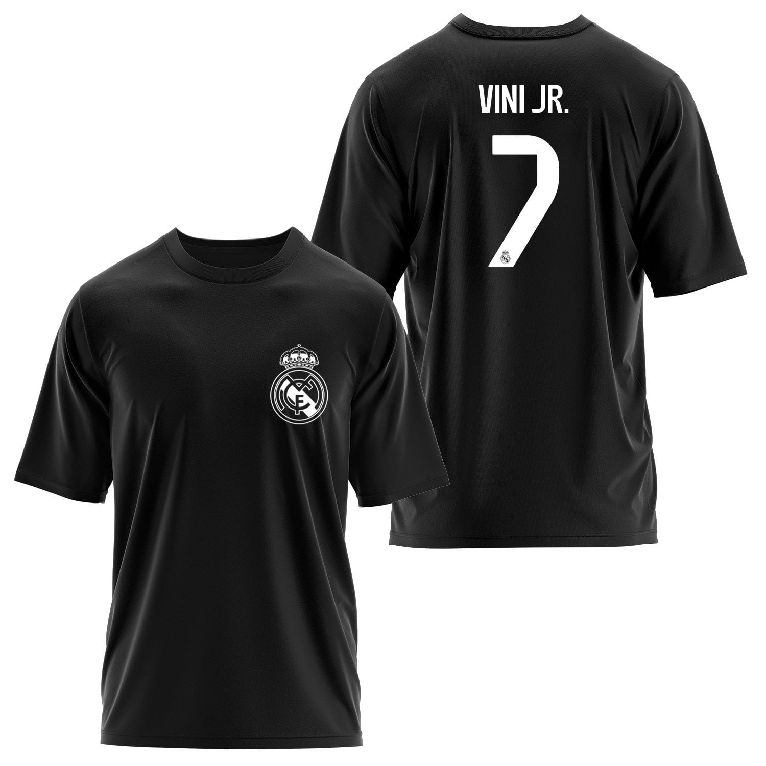 Vinícius Júnior RM BL Forma Oversize Tişört XL - Siyah
