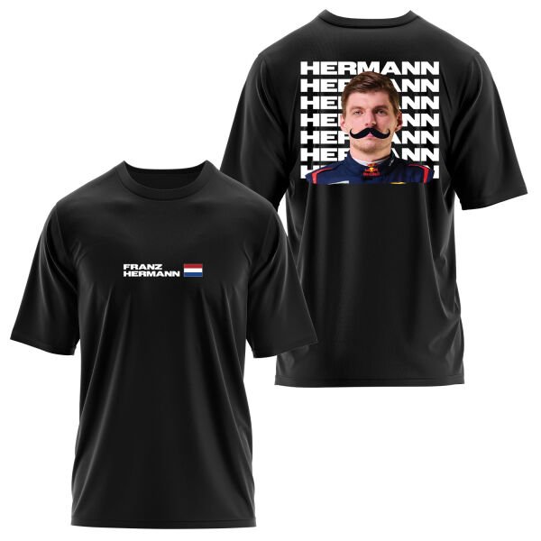 Franz Hermann Red Bull Driver Oversize Tişört M - Siyah