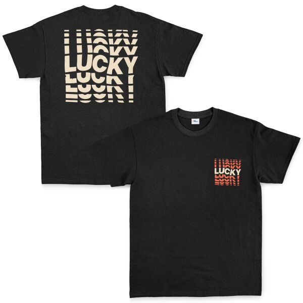 Lucky Tişört L - Siyah