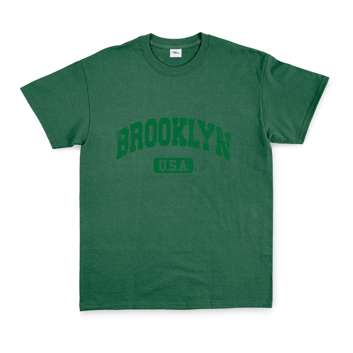 Brooklyn, USA Tişört S - Nefti Yeşili