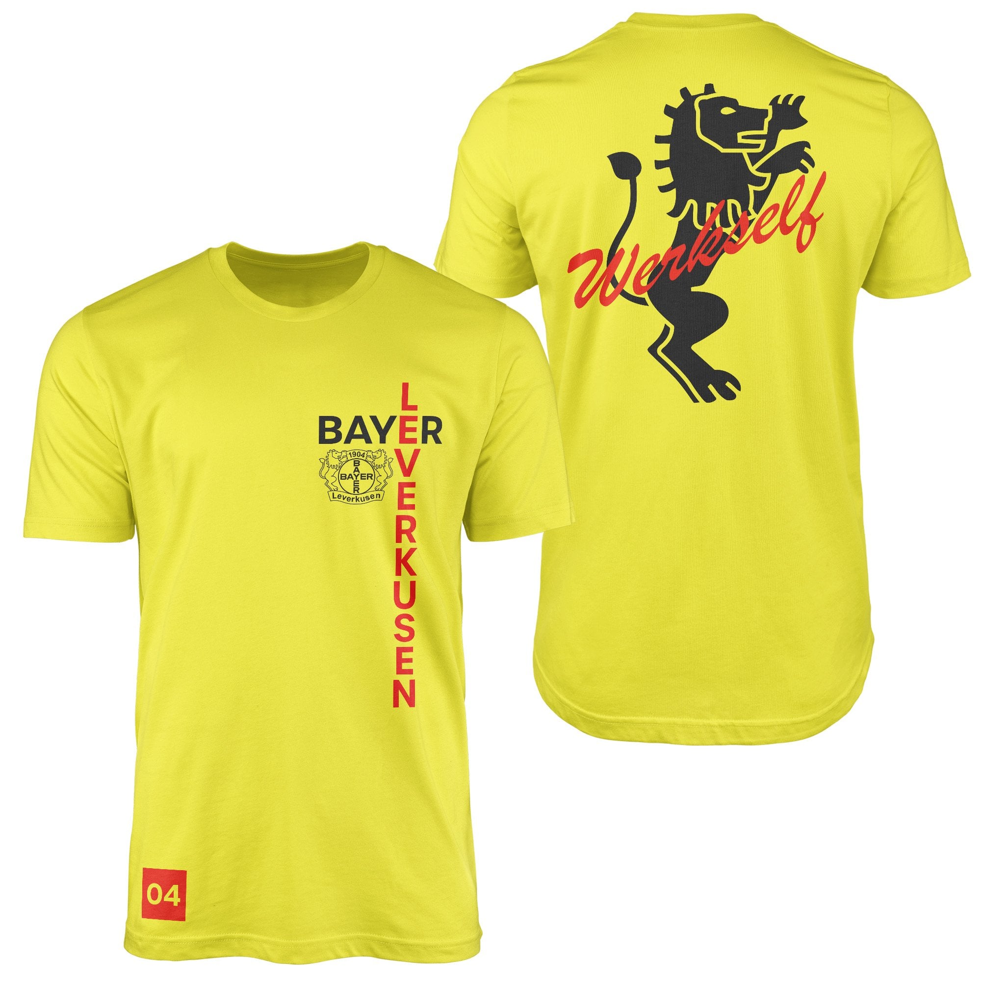 Bayer 04 Leverkusen Werkself Edition Tişört L - Sarı