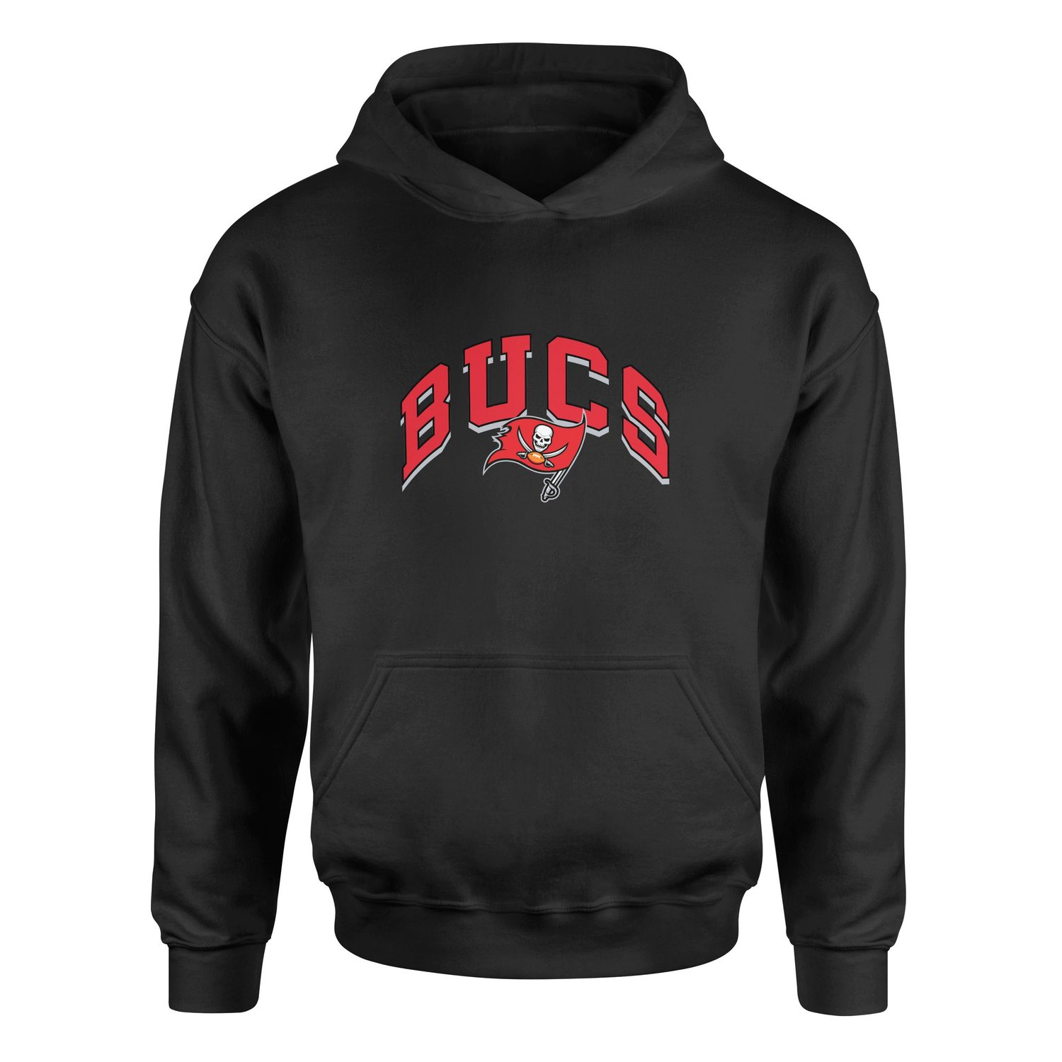 GO BUCS! Tampa Bay Buccaneers Hoodie M - Siyah