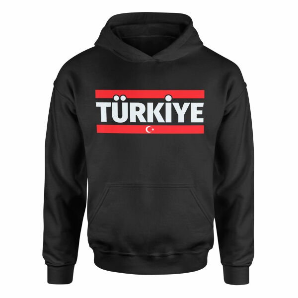 Türkiye Hoodie XXL - Siyah