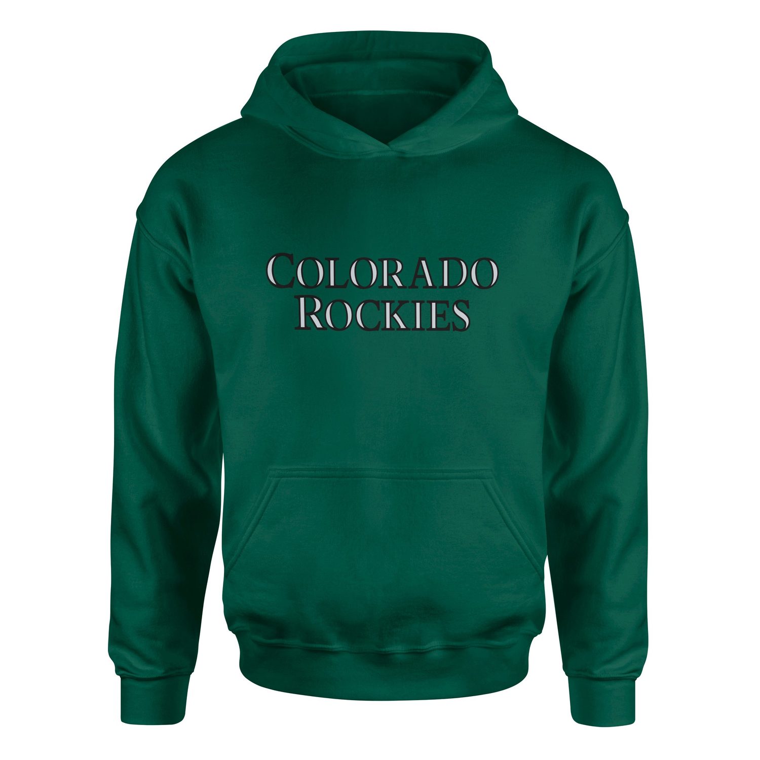 Colorado ROCKIES Hoodie XXL - Nefti Yeşili