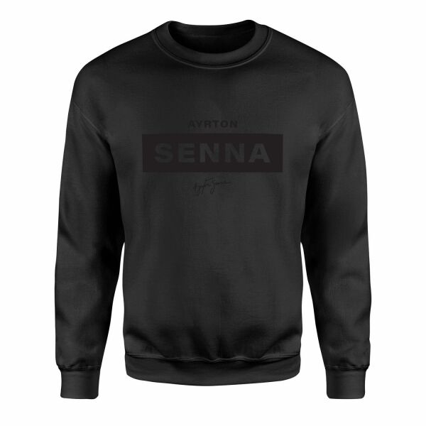 Ayrton Senna Sweatshirt XXL - Siyah