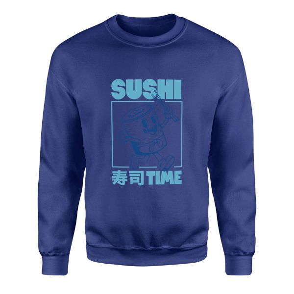 Sushi Time Sweatshirt L - İndigo Mavisi