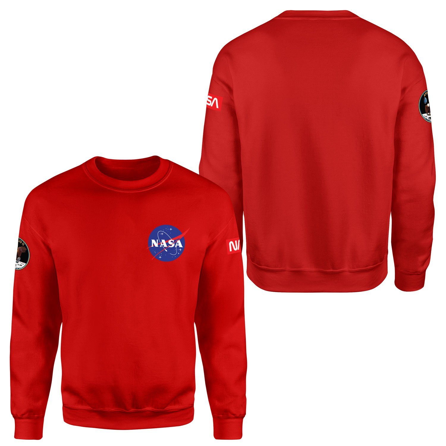 NASA Apollo 11 Edition Sweatshirt S - Kırmızı