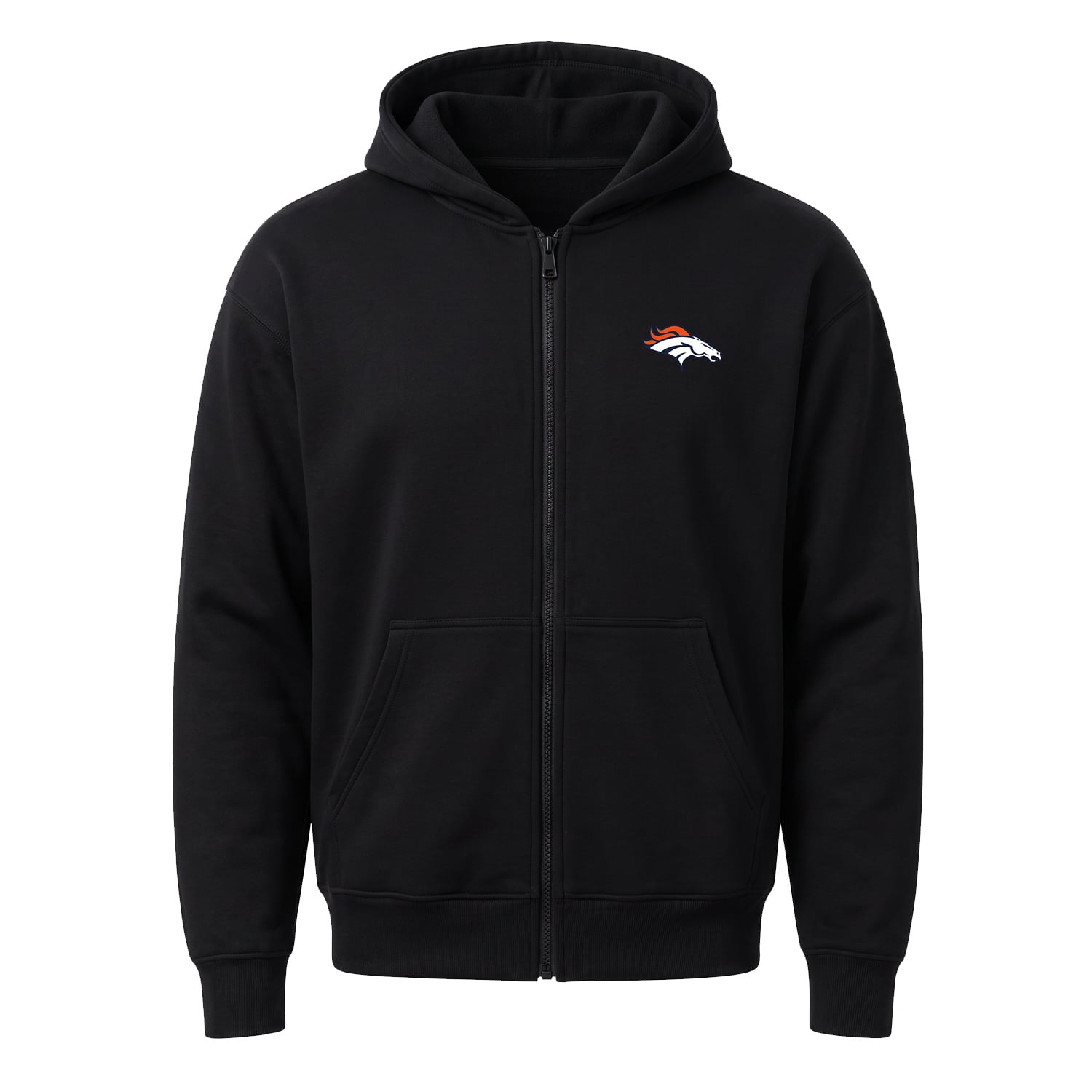 Denver Broncos Fermuarlı Kapüşonlu Sweatshirt