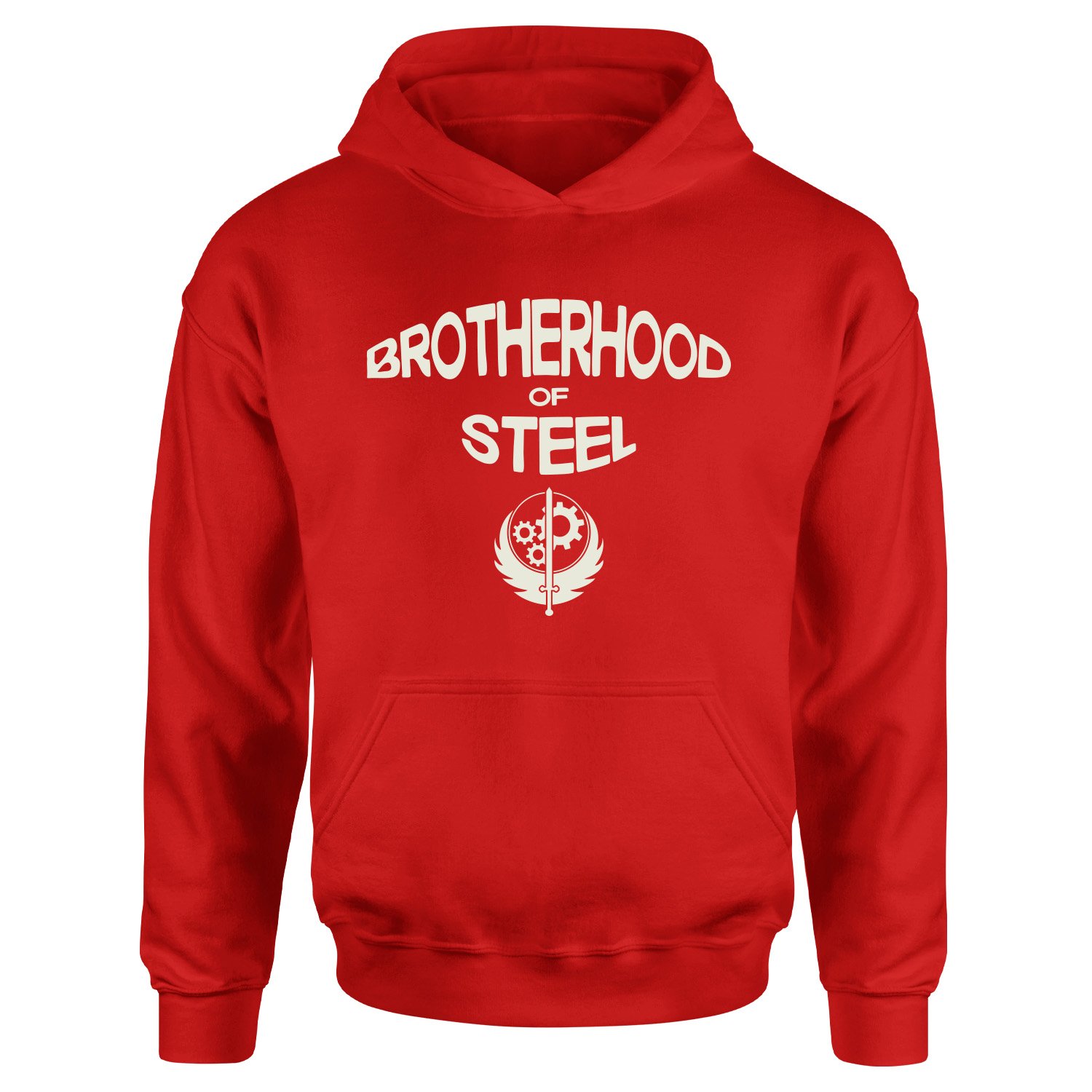 Brotherhood of Steel Hoodie XL - Kırmızı