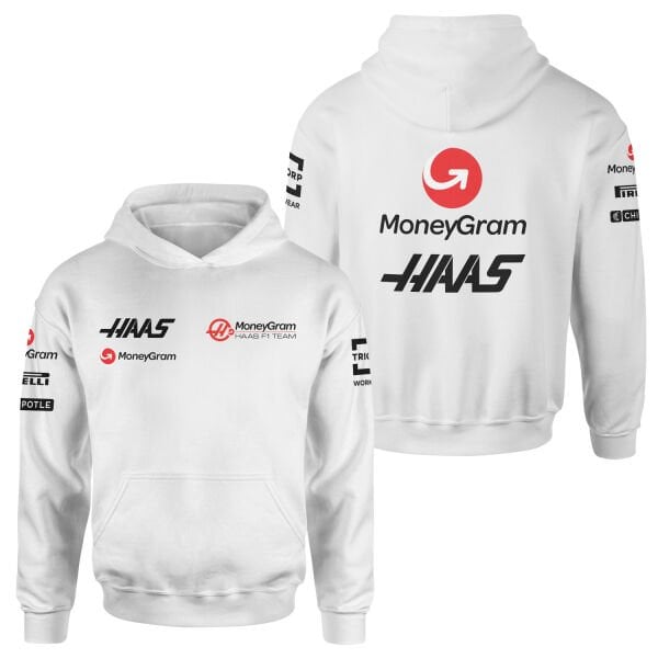 Haas Racing 2024 Teamline Black Hoodie