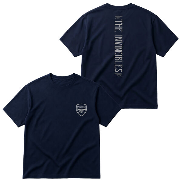Arsenal Football Club | The Invincibles Oversize Tişört L - İndigo Mavisi