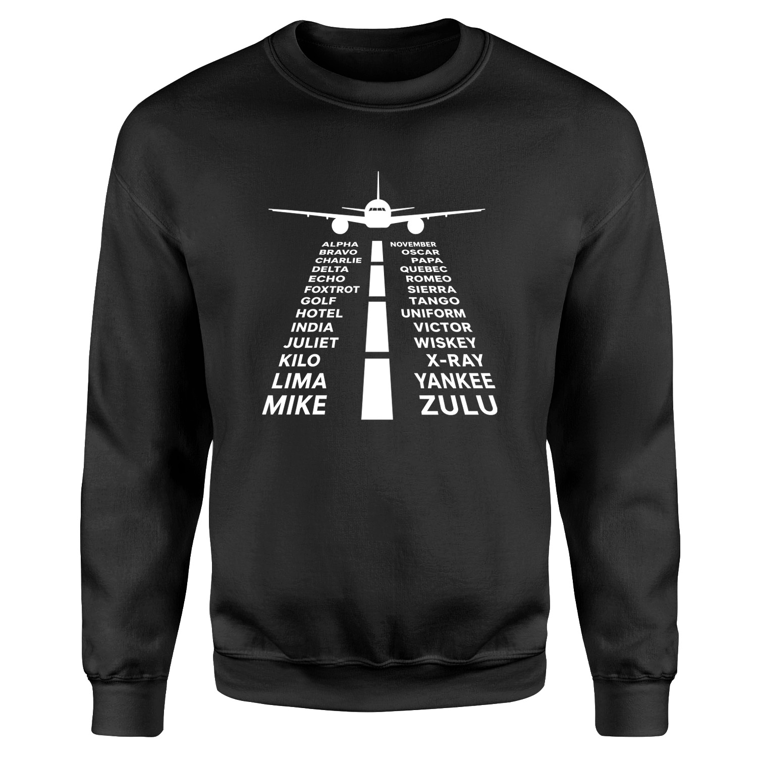Havacılık Alfabesi Sweatshirt