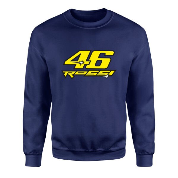 Valentino Rossi 46 Sweatshirt L - İndigo Mavisi