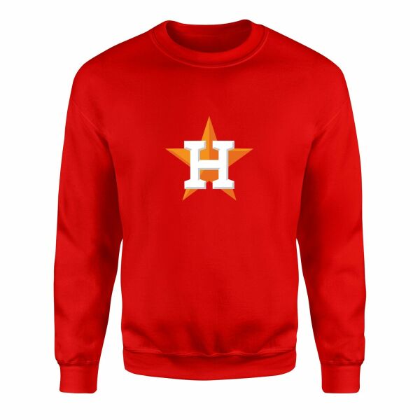 Houston Star Sweatshirt L - Kırmızı