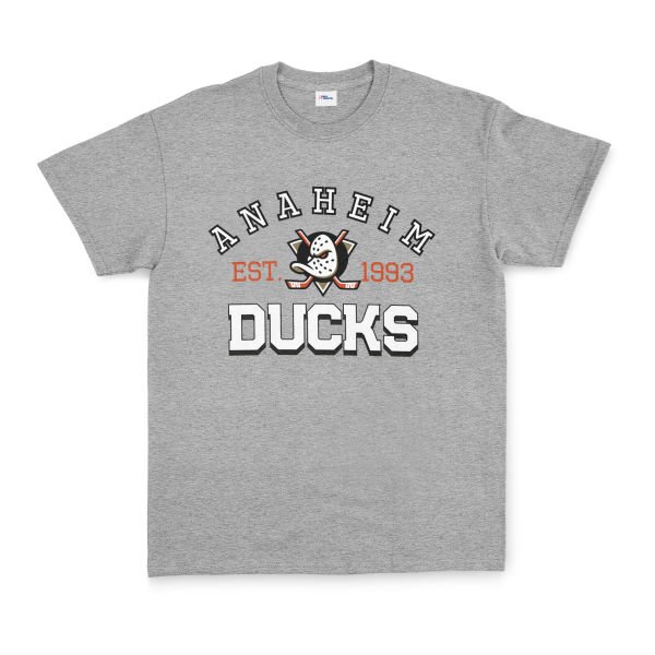 Anaheim Ducks EST. 1993 Tişört L - Gri