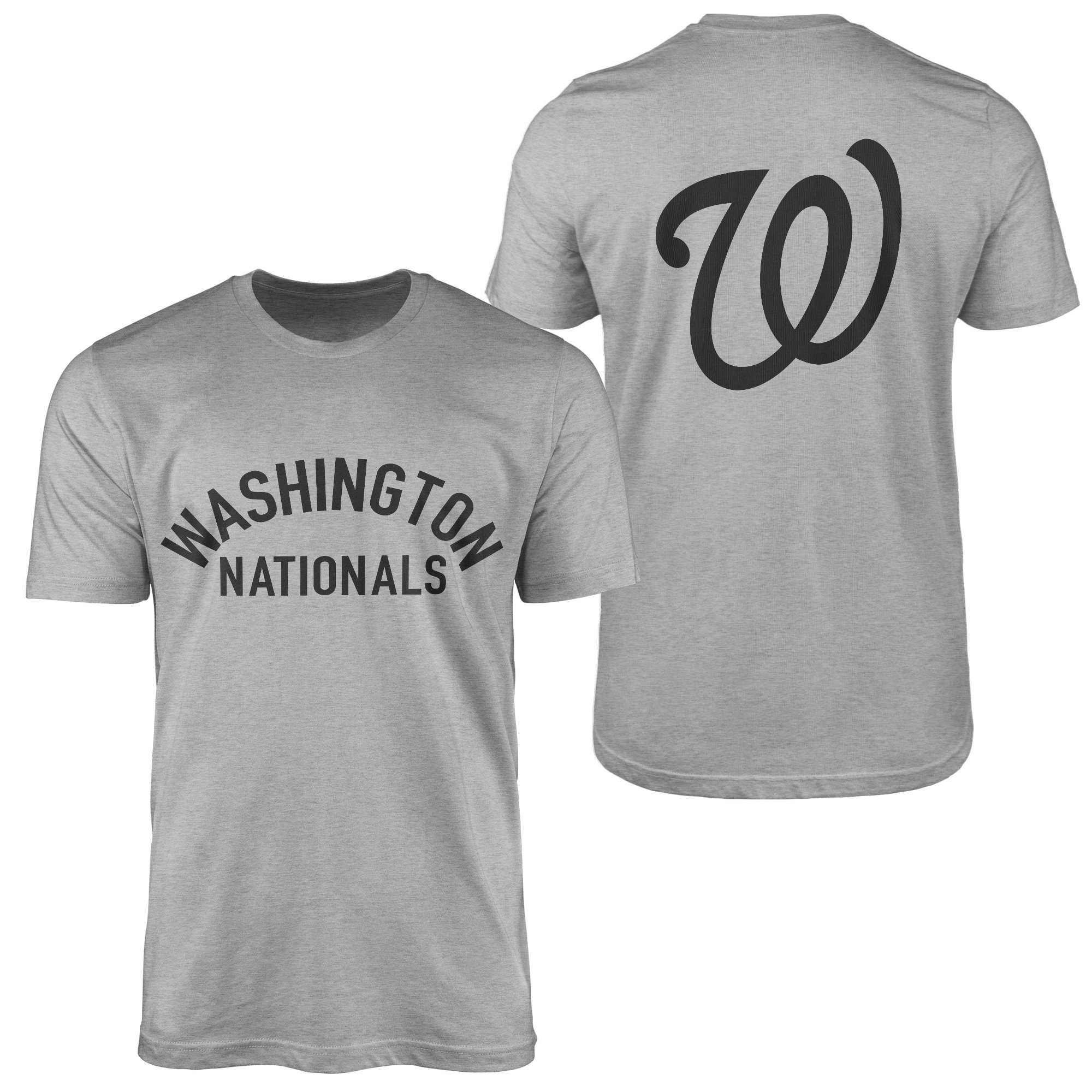 Washington Nationals Muted Tişört L - Gri