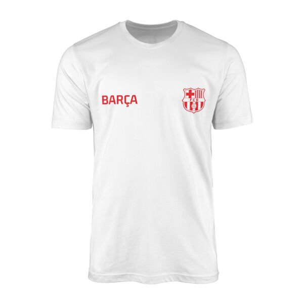 BARÇA Tişört XL - Beyaz