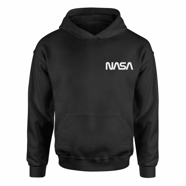 NASA Hoodie S - Siyah