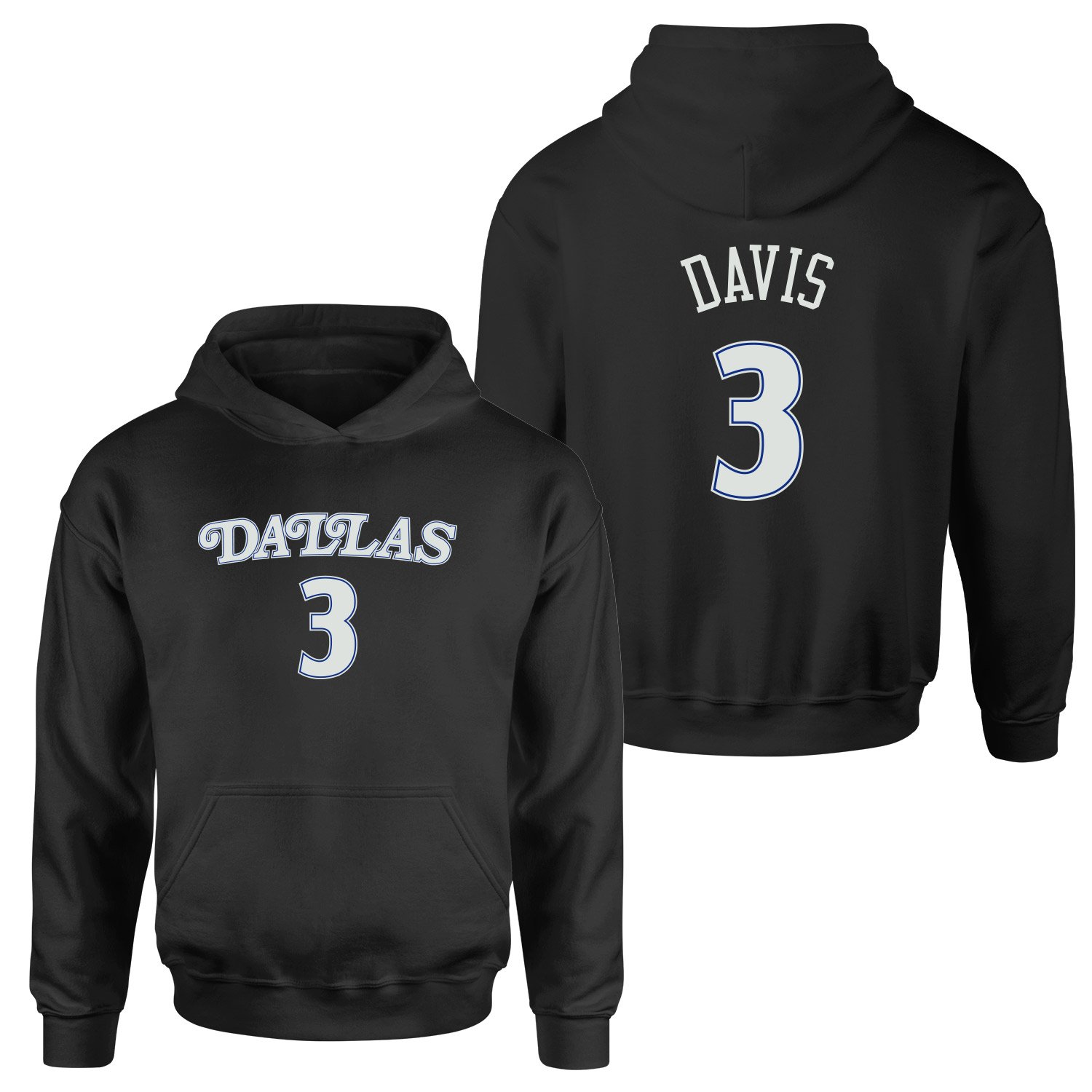 Anthony Davis 3 Dallas Forma Hoodie XL - Siyah