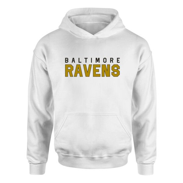 Baltimore Ravens 25 Hoodie M - Beyaz