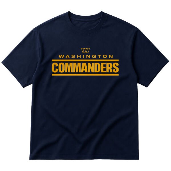 Washington Commanders WM Oversize Tişört L - İndigo Mavisi