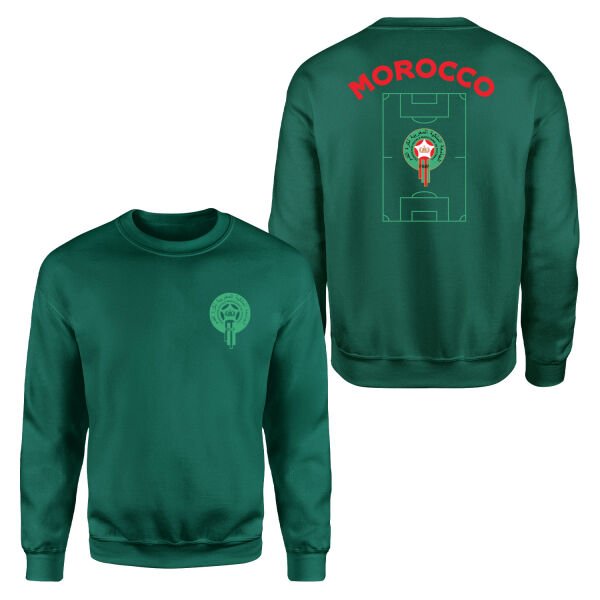 Fas Dünya Kupası 2026 Sweatshirt S - Nefti Yeşili