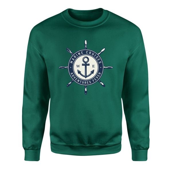 Marine Cruises Sweatshirt XL - Nefti Yeşili