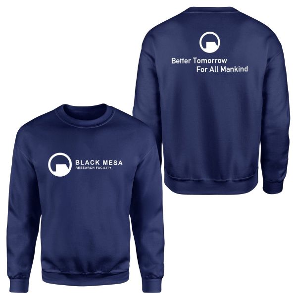 Black Mesa | Half-Life Sweatshirt XXL - İndigo Mavisi