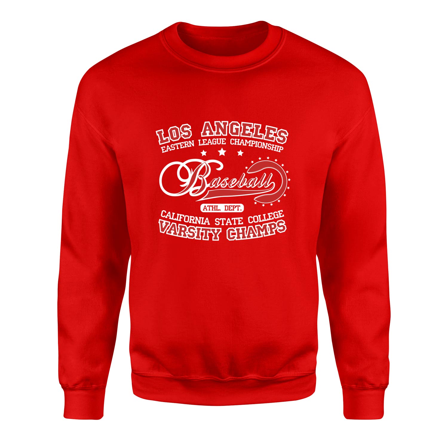 Los Angeles ELC Baseball Sweatshirt L - Kırmızı