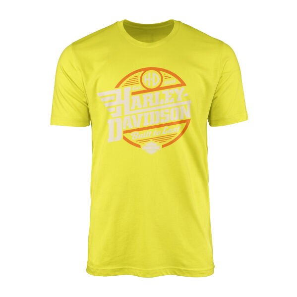 Harley-Davidson Built to Last Tişört S - Sarı