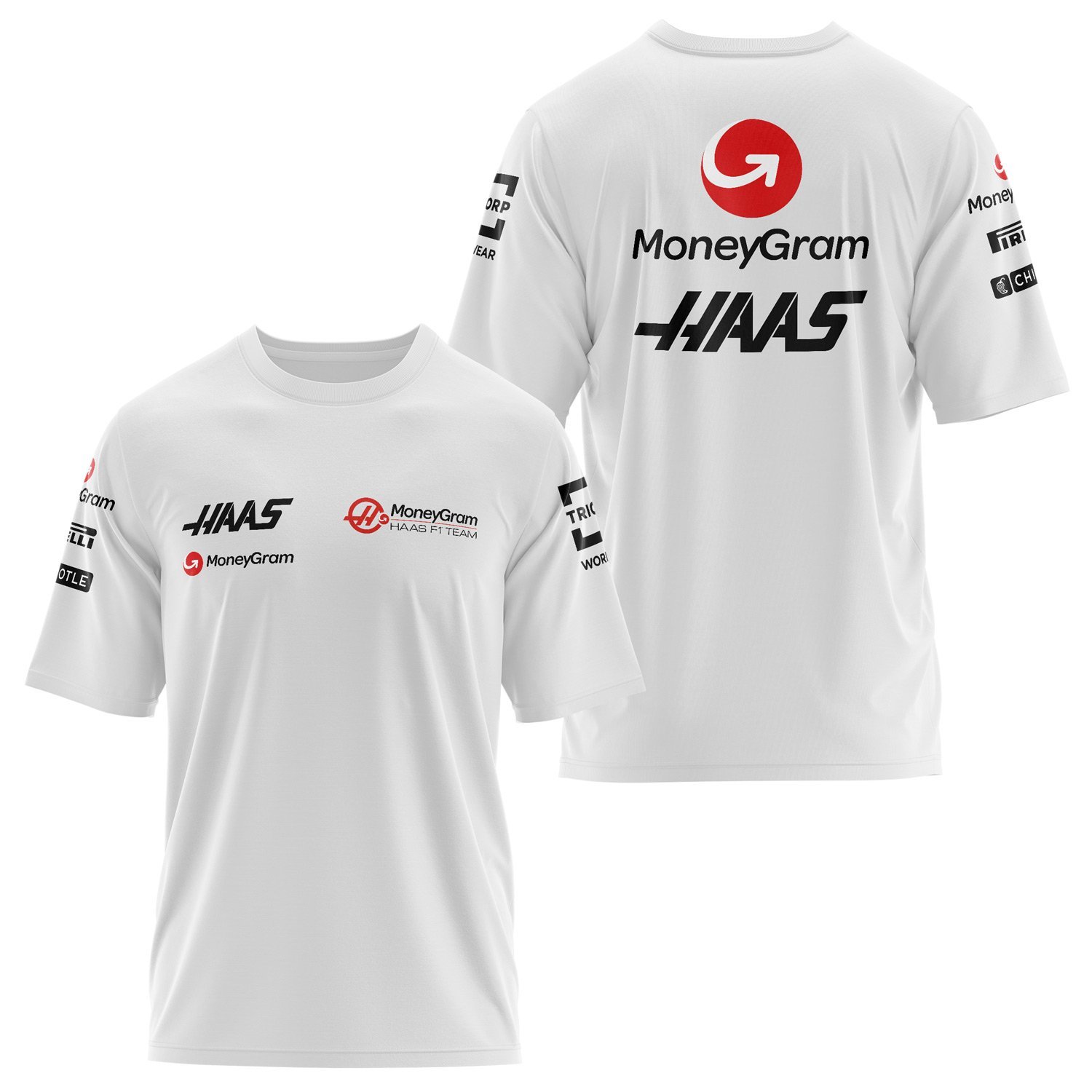 Haas Racing 2024 Teamline Black Oversize Tişört