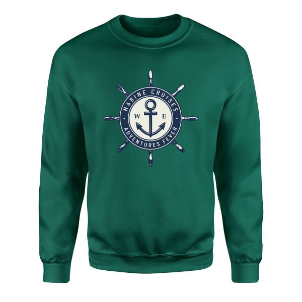 Marine Cruises Sweatshirt XXL - Nefti Yeşili