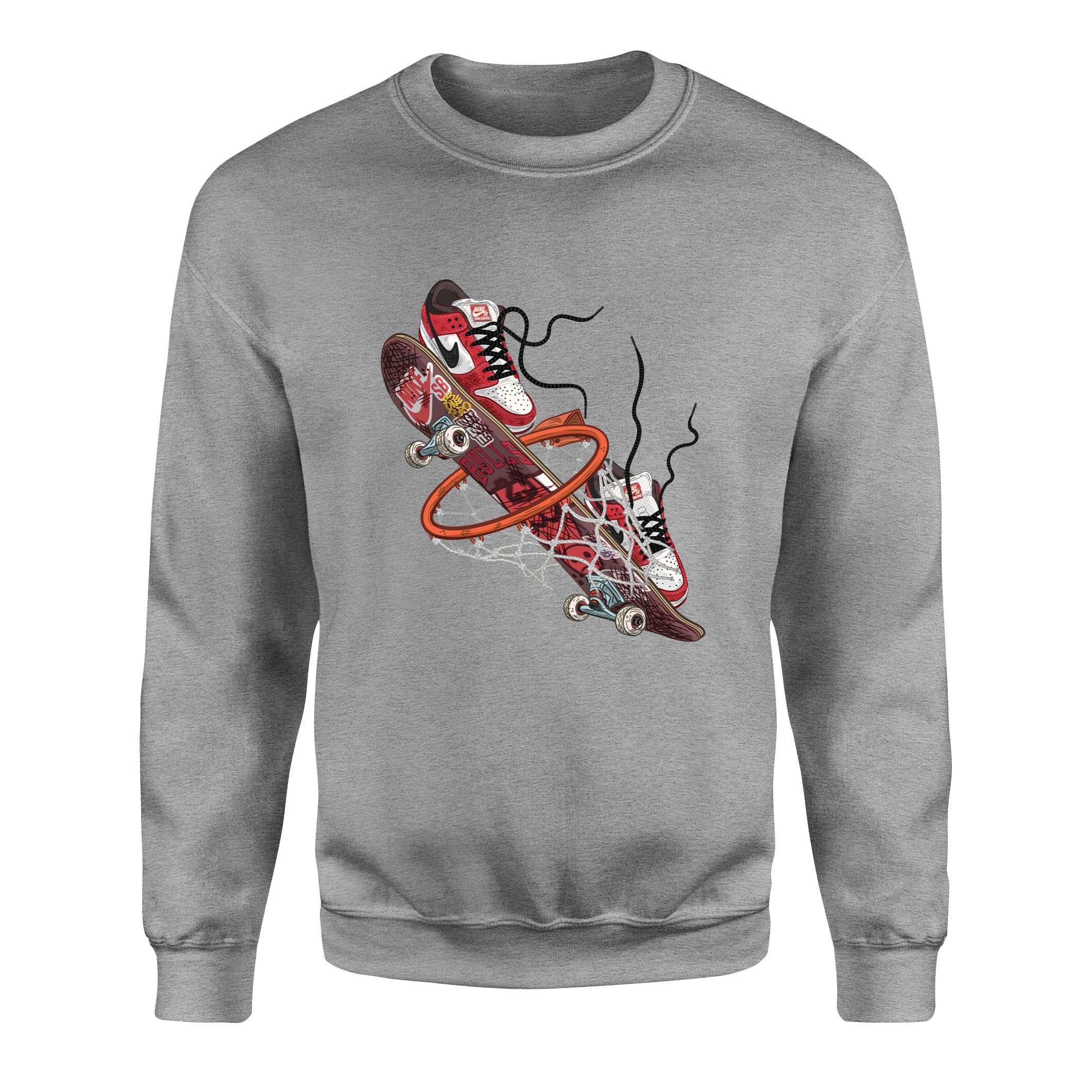 Air Jordan Skateboard Sweatshirt XXL - Gri