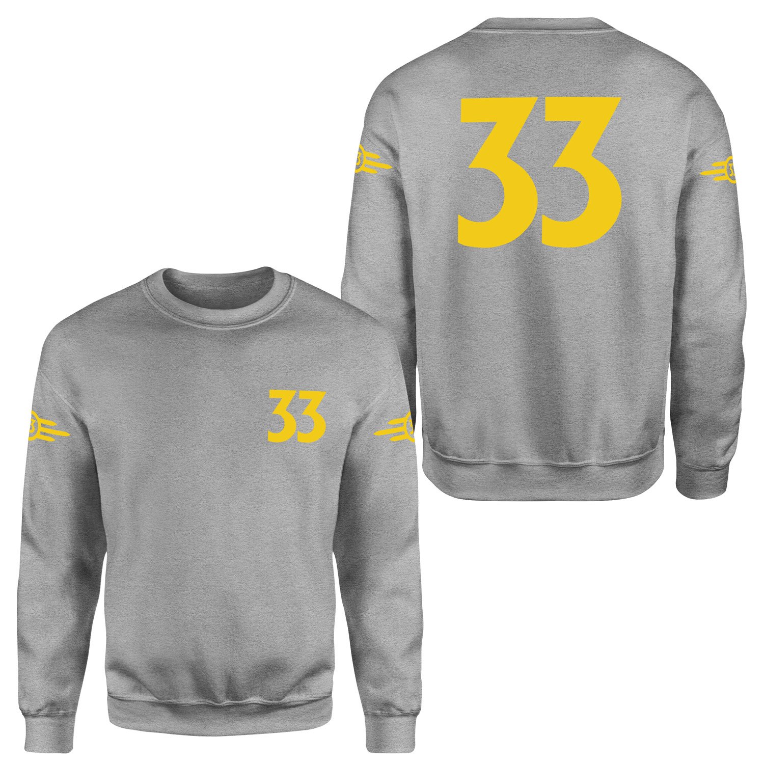 Vault 33 Dweller | Fallout Dweller Edition Sweatshirt S - Gri