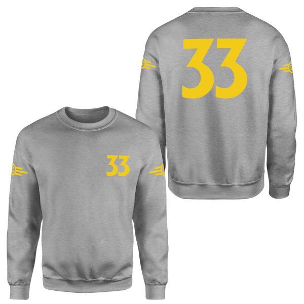 Vault 33 Dweller | Fallout Dweller Edition Sweatshirt S - Gri