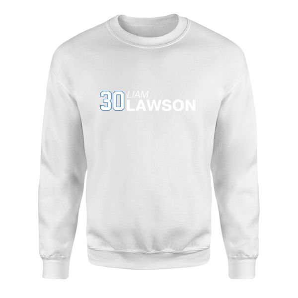 Liam Lawson 30 Sweatshirt S - Beyaz