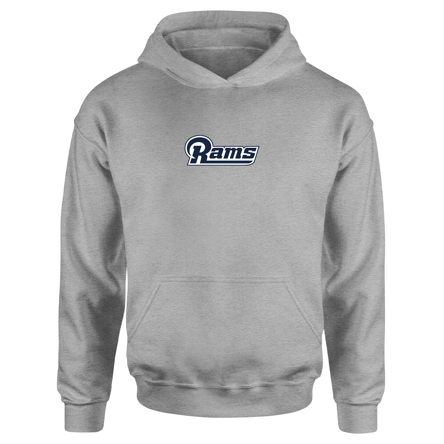 LA RAMS Vintage Iconic Hoodie M - Gri