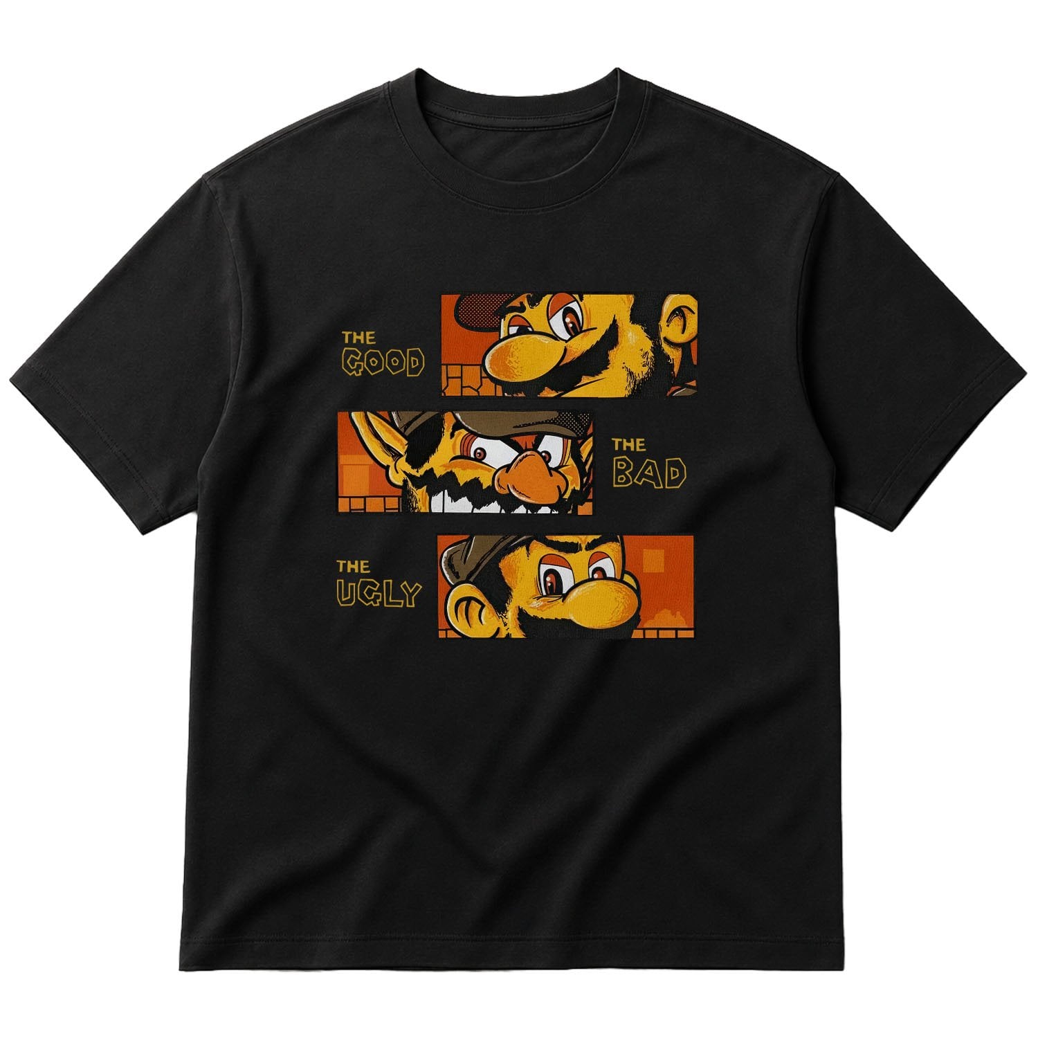 Mario Bros The Good, Bad & Ugly Oversize Tişört