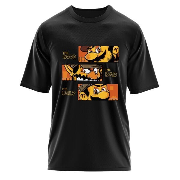 Mario Bros The Good, Bad & Ugly Oversize Tişört