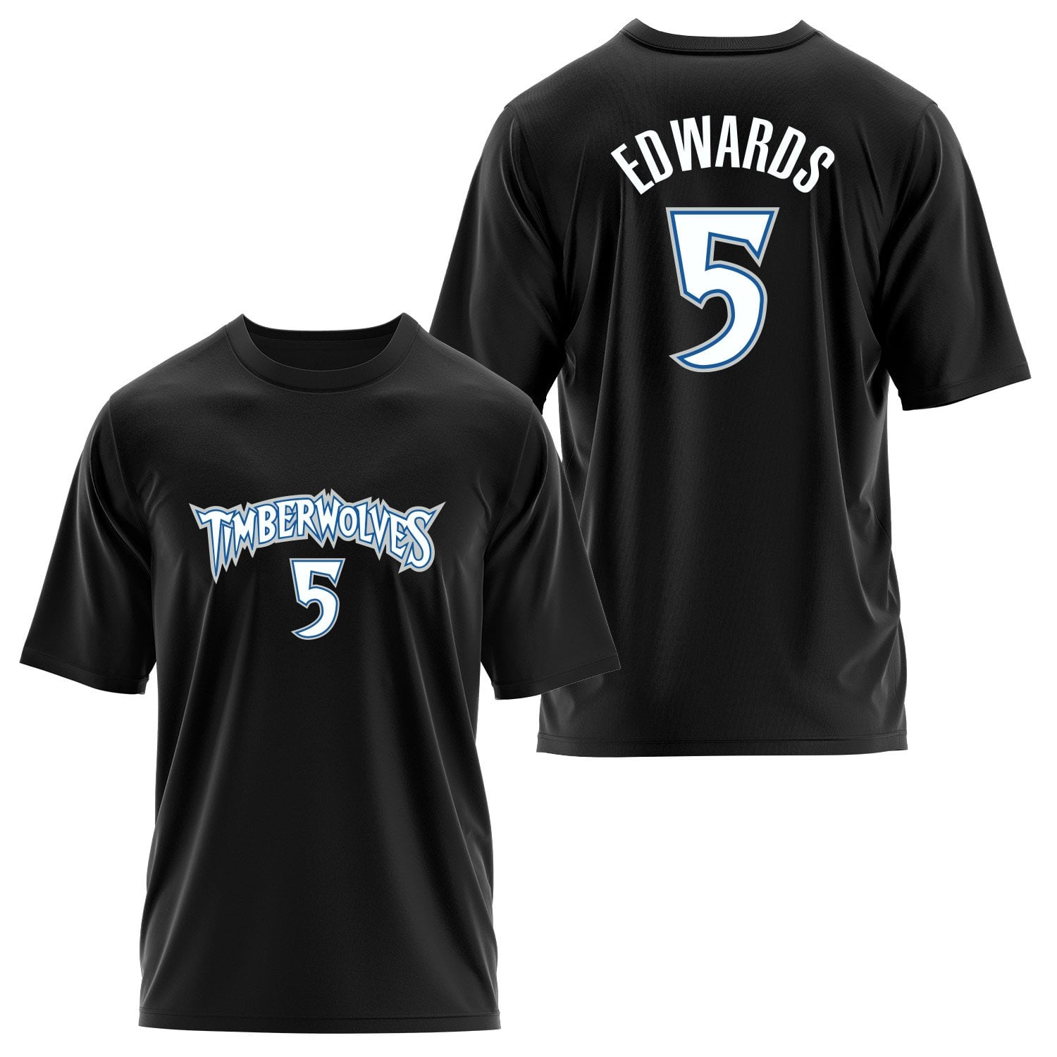 Anthony Edwards Minnesota Forma Oversize Tişört M - Siyah