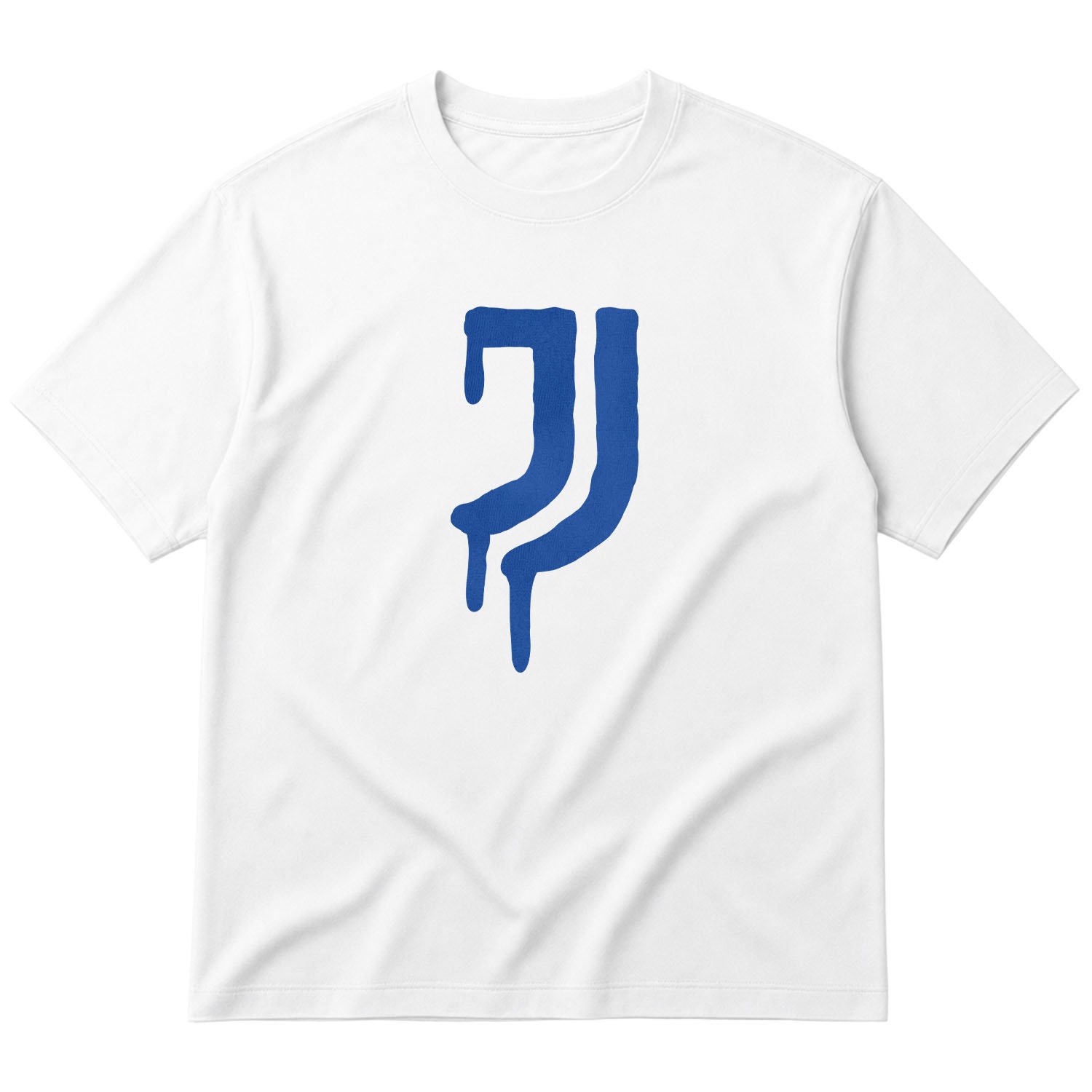 Juventus Acid Blue Oversize Tişört S - Beyaz