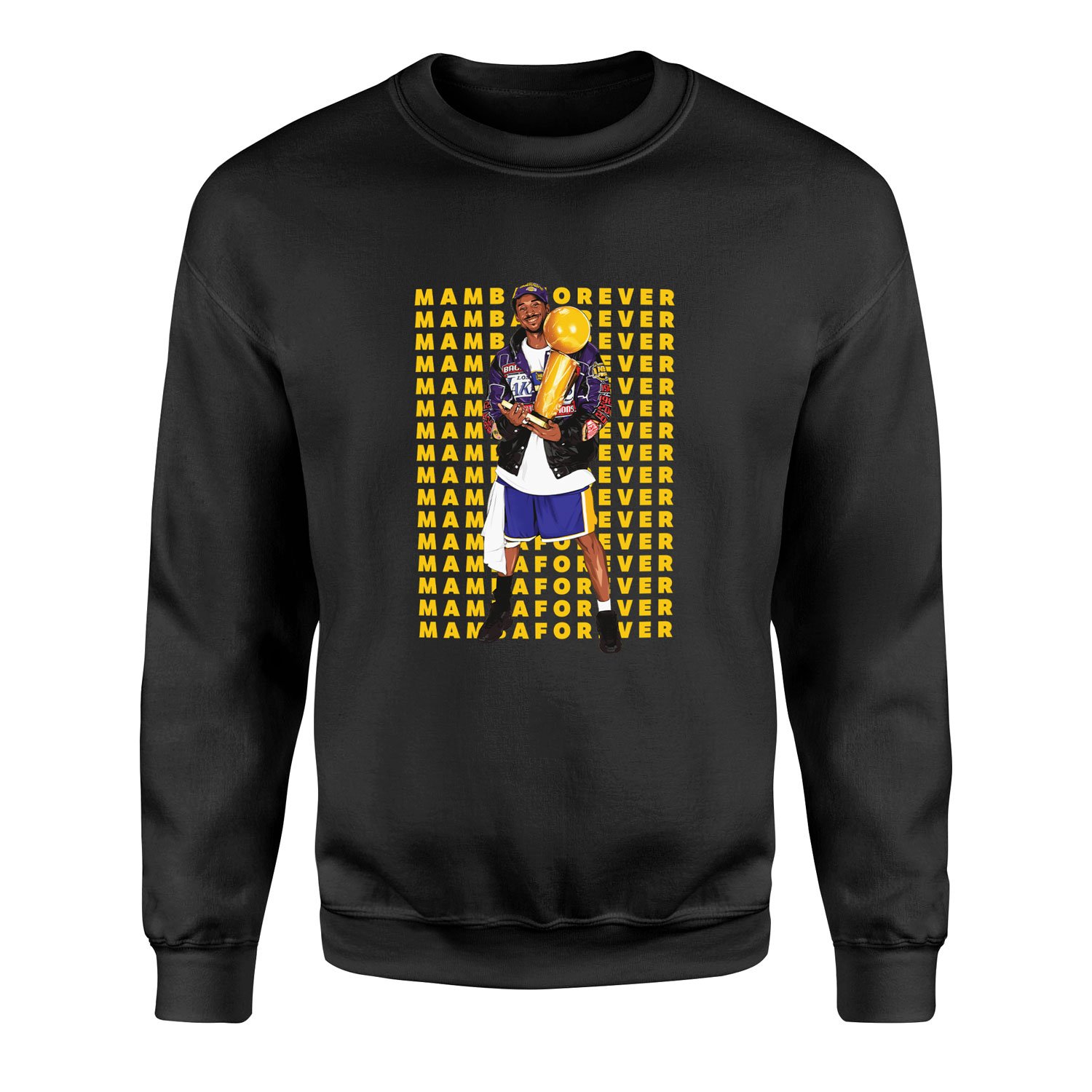 MAMBA FOREVER Kobe Bryant Sweatshirt L - Siyah