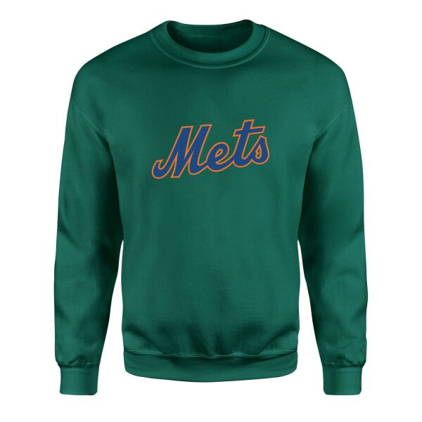 NY Mets Sweatshirt S - Nefti Yeşili