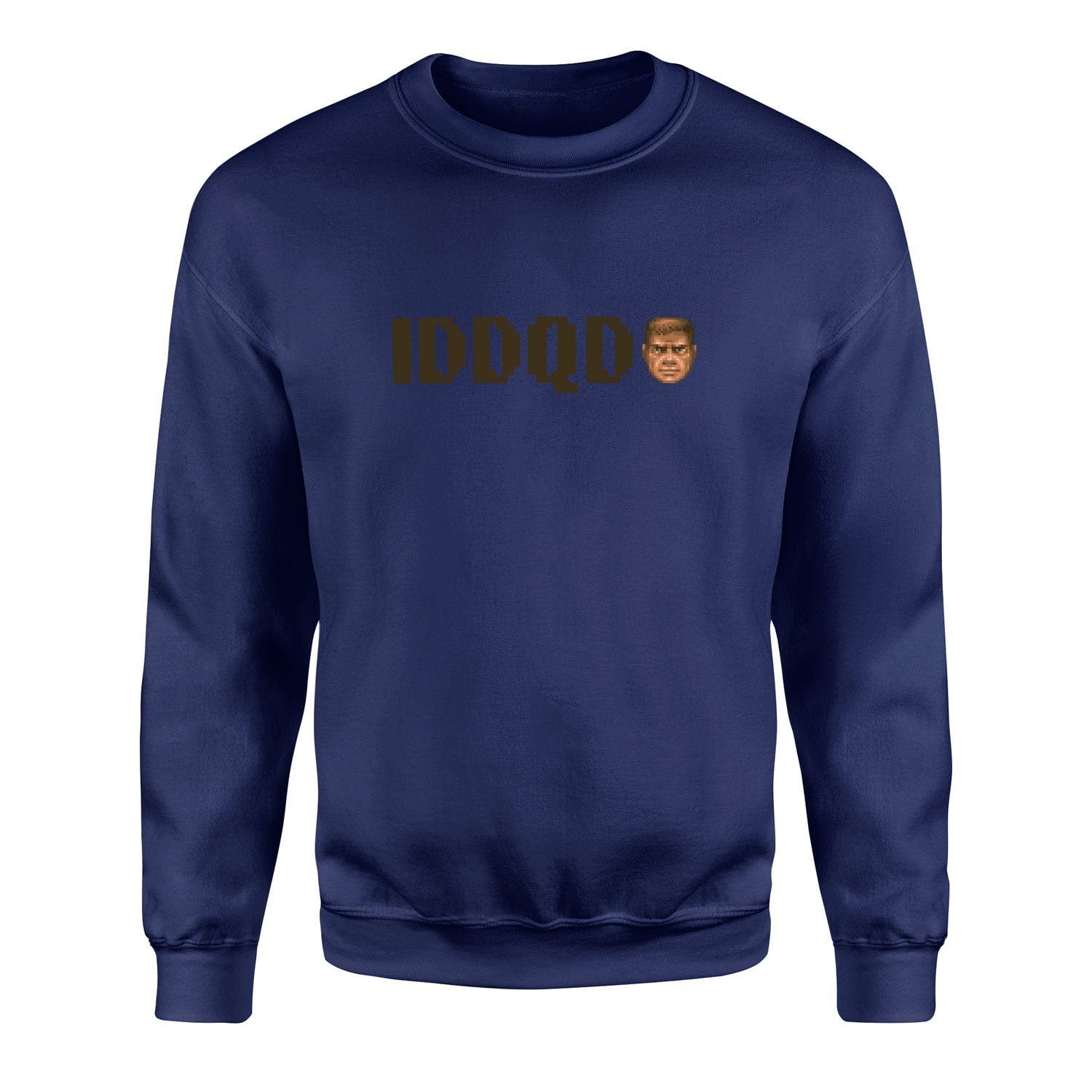 IDDQD | DOOM Sweatshirt S - Lacivert