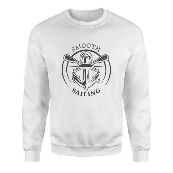 Smooth Sailing Sweatshirt M - Beyaz