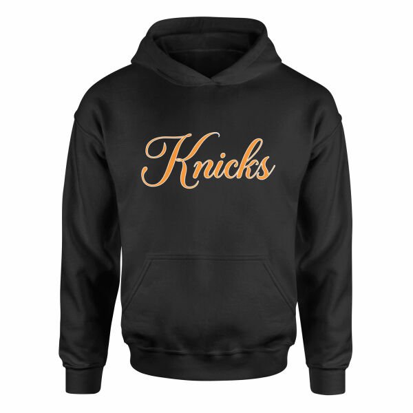 Knicks Cursive Hoodie S - Siyah