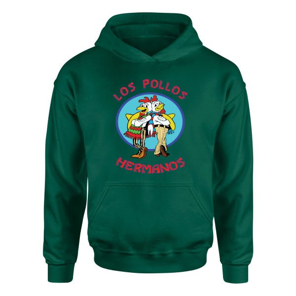 Los Pollos Hermanos Hoodie M - Nefti Yeşili